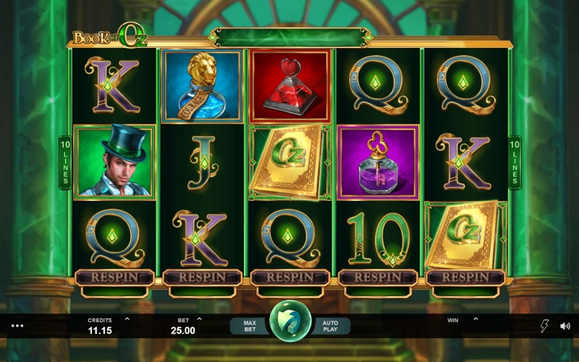    Book of Oz  Microgaming  Eldorado Casino